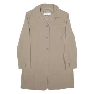 MAX MARA Overcoat Coat Beige Wool Womens UK 10