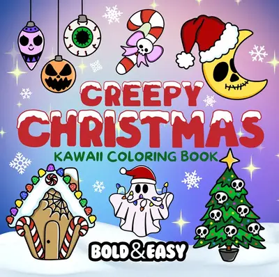 Creepy Christmas Coloring Book & Reusable Protective Sheet by Wook Books