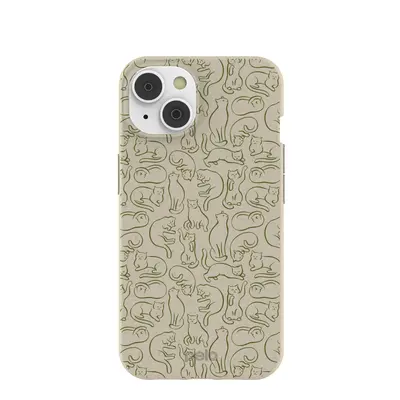 London Fog Say Meow iPhone 14/16e Case