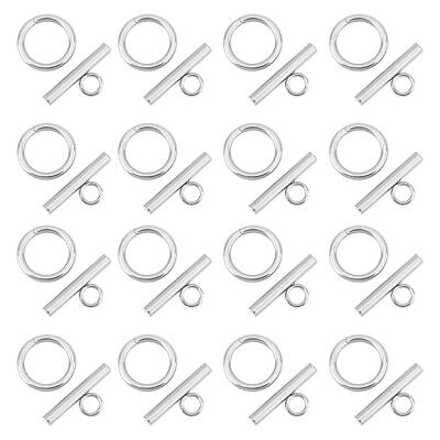 50 Sets 304 Stainless Steel Toggle Clasps