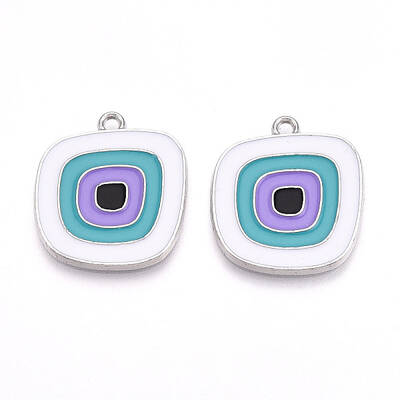 Alloy Enamel Pendants