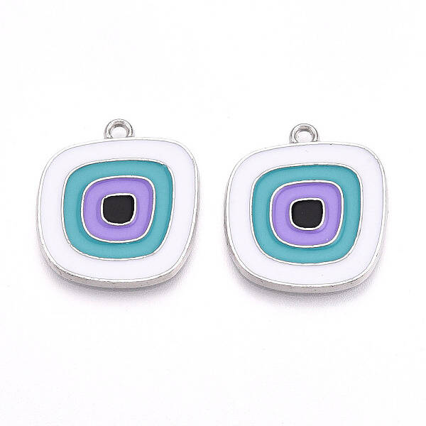 Alloy Enamel Pendants