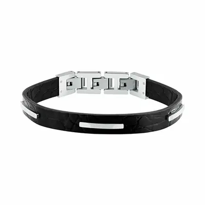 Trussardi Bracciale In Pelle Da Uomo T-Leather Tjaxz09