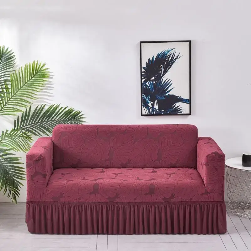 Jacquard Sofa Cover, 1 Count Soft Comfortable Sofa Slipcover, Dustproof Sofa Cover for Home Living Room, Home Decor