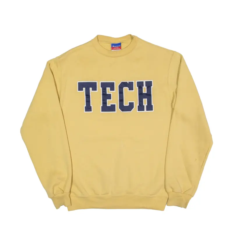 CHAMPION Tech Sweatshirt Yellow Mens S