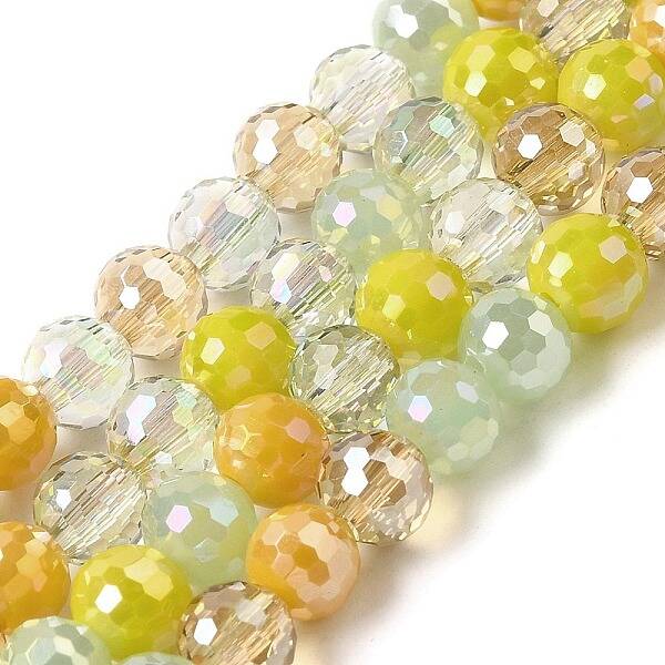 Electroplate Glass Beads Strands