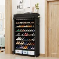 UDEAR 10 Tier Shoe Rack with 9 Shelf Compartments and Dust Cover Shoe Rack Large Storage Rack