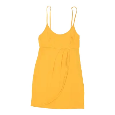 Fendi Strap Top - Large Yellow Viscose | Size: large