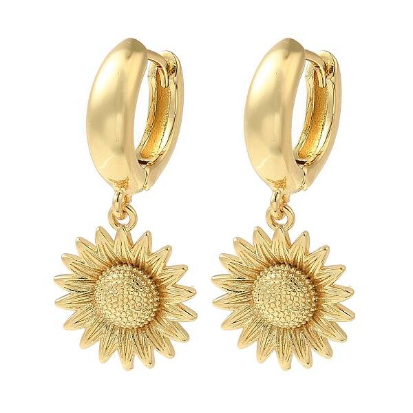 Rack Plating Brass Hoop Earrings