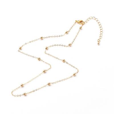 Brass Satellite Chain Necklaces