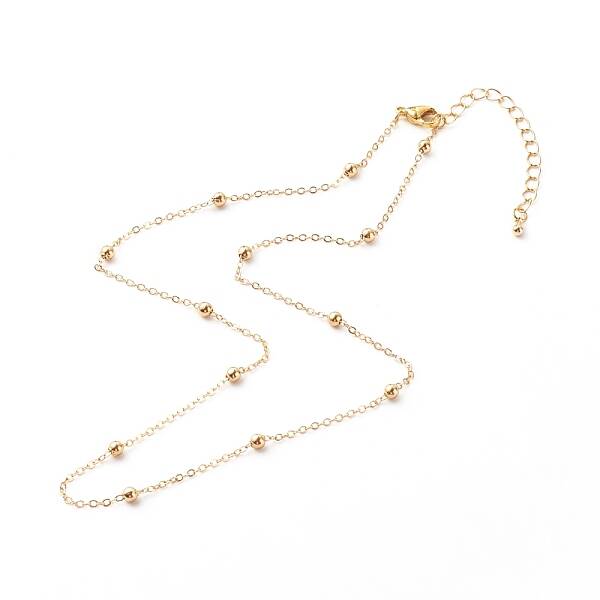 Brass Satellite Chain Necklaces