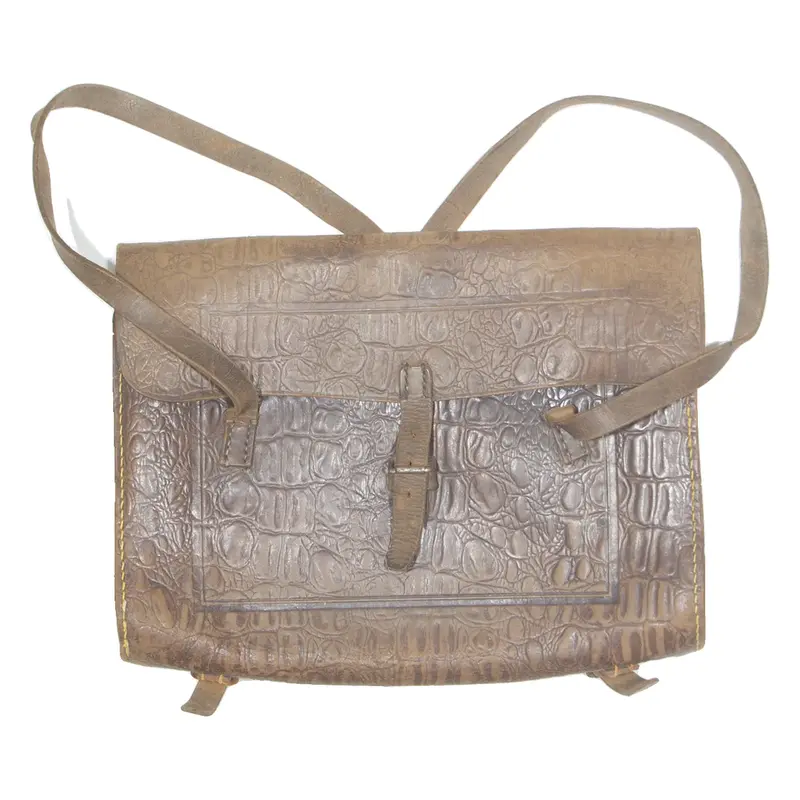 Womens Saddle Bag Brown Leather