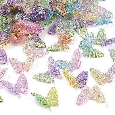 UV Plating Transparent Acrylic Beads