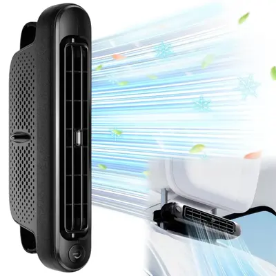 Car Fan for Driver and Passenger's Seat USB Plug and Play, Backseat Cooling Fan Safe For Kids Baby, Quiet Headrest Neck Fan A...