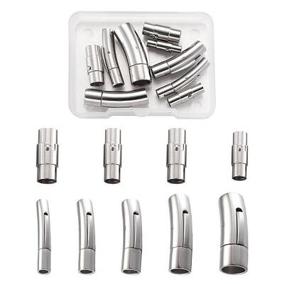 304 Stainless Steel Bayonet Clasps & Magnetic Screw Clasps