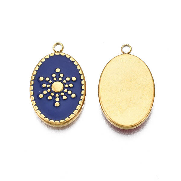 304 Stainless Steel Enamel Pendants