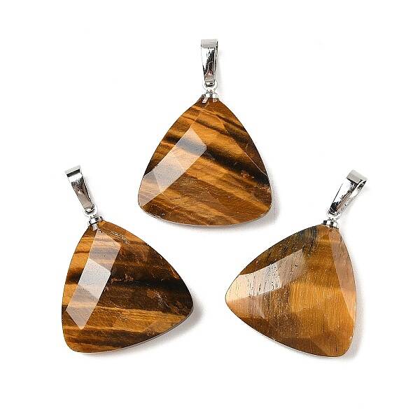 Natural Tiger Eye Pendants