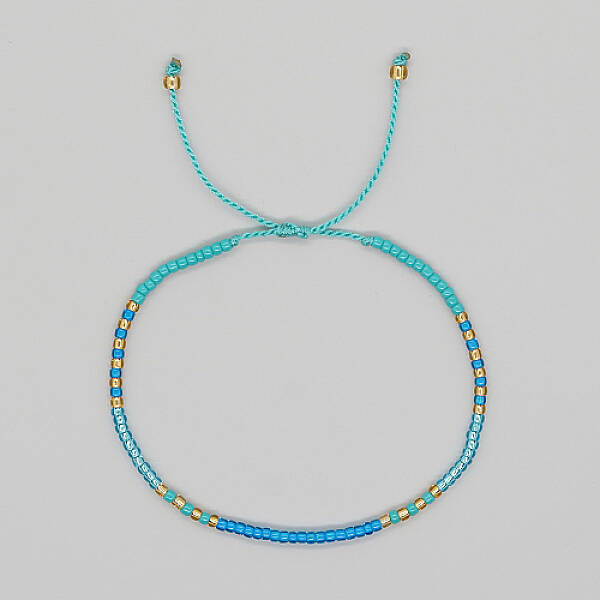 Glass Seed Braided Beaded Bracelets