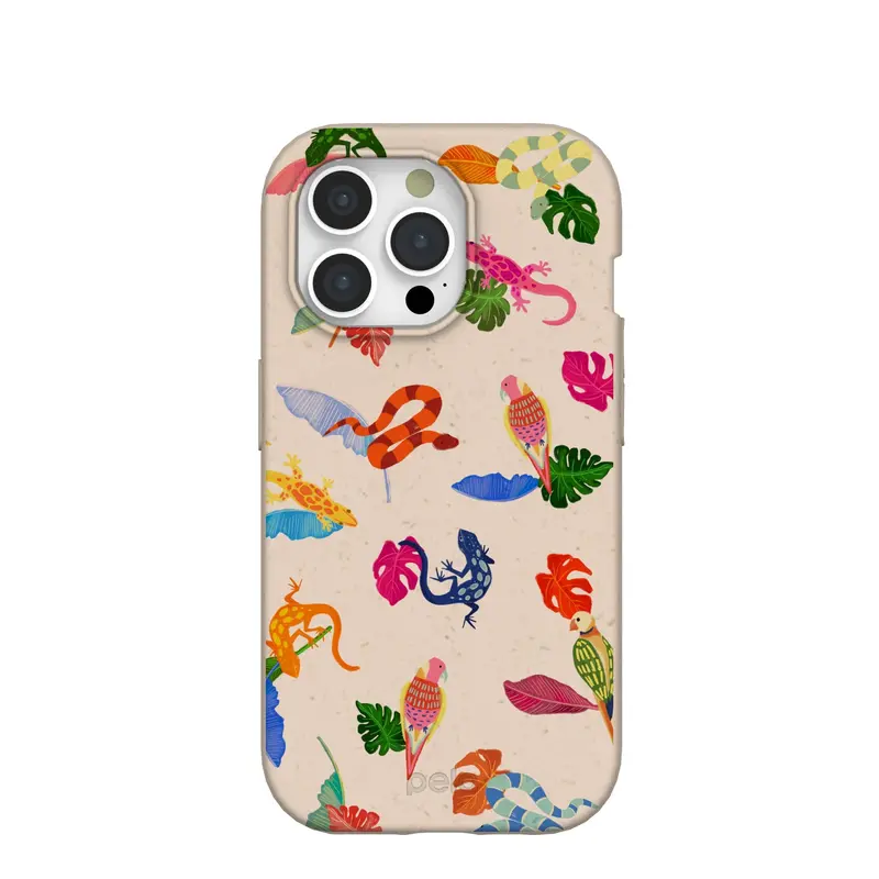 Seashell Into the Tropics iPhone 15 Pro Case