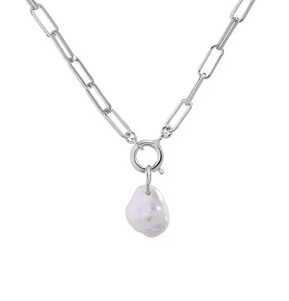 Decadorn Elegant necklace with real large sea pearl