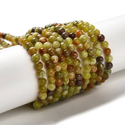 Natural Serpentine Beads Strands
