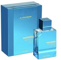 AI Haramaina Amber Oud Aqua  Fresh & Fruity Arabian Perfume for Women & Men Extrait De Parfum Spray 2.53 oz Gift Ready