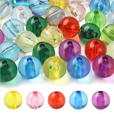 Transparent Acrylic Beads
