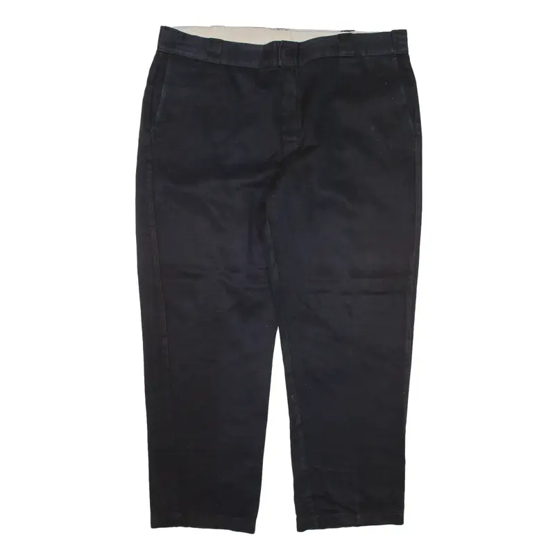 DICKIES Workwear Trousers Black Regular Straight Mens W44 L30