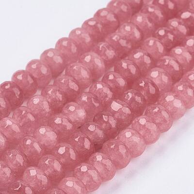 Natural White Jade Bead Strands