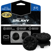 Freek Galaxy Black for PlayStation 5/4 (PS5/4) | Performance Thumbsticks | 1 High-Rise, 1 Mid-Rise | Black Console Controller...