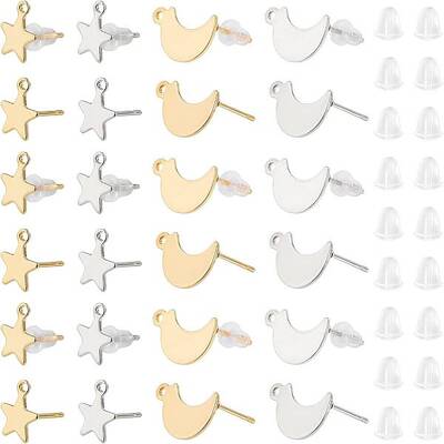 304 Stainless Steel Stud Earring Findings
