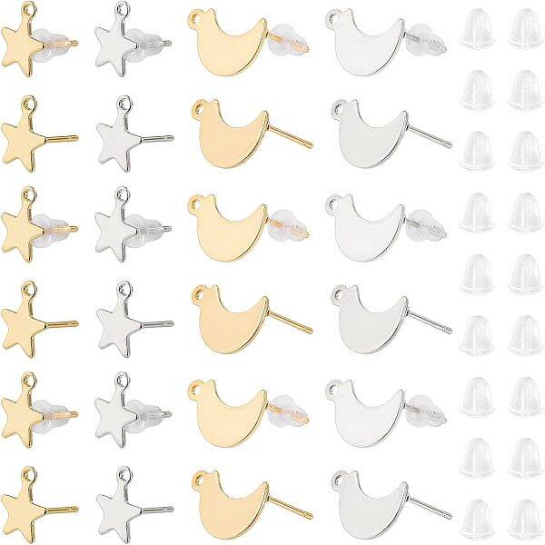 304 Stainless Steel Stud Earring Findings