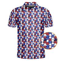 American Tatas Funny Golf Polo Shirt – Quick-Dry, Performance Short Sleeve, Breathable Golf Outfit, Perfect Gift for Men