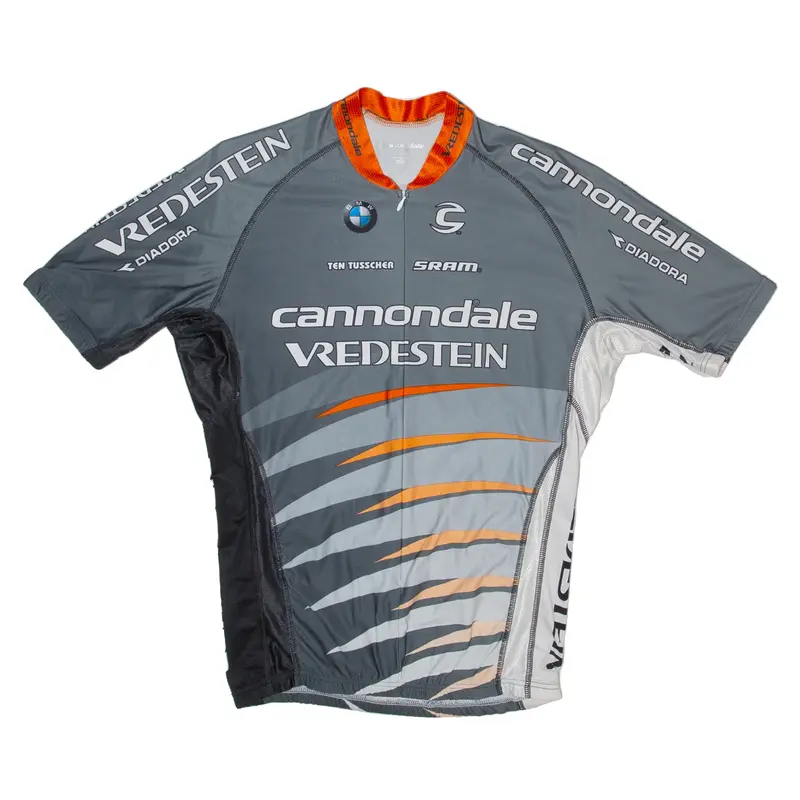 CANNONDALE Cycling Full ZIp Mens Jersey Grey L