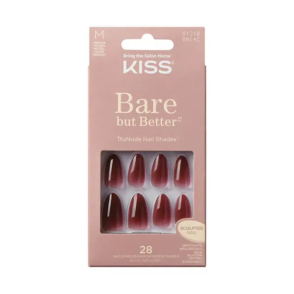 Kiss Unghie In Gel Bare-But-Better (Unghie) 28 Pezzi