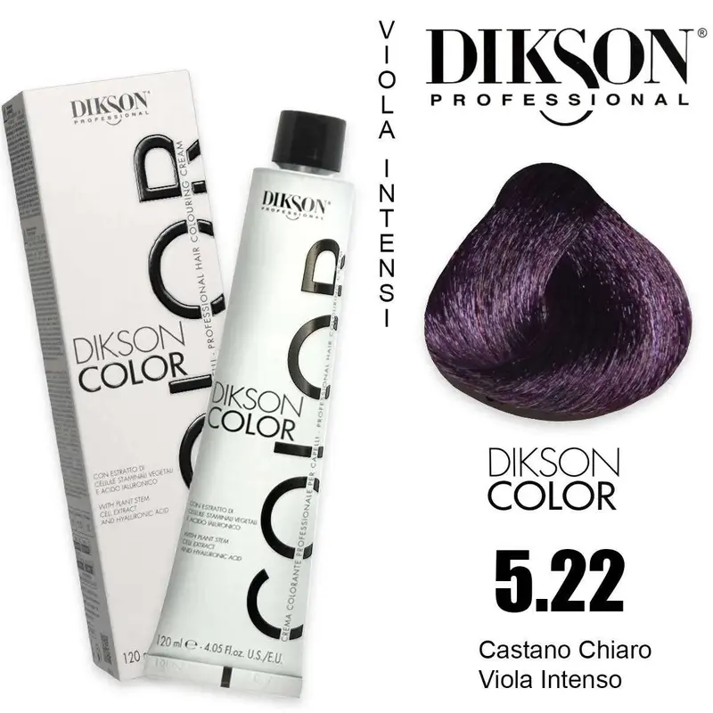 Dikson Color 120 Ml 5.22 Light Brown Intense Violet