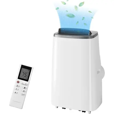 Garvee Portable Air Conditioners, 14000 BTU Portable AC Unit 3-in-1 Cooling, Dehumidifier & Fan, Standing A/C Portable Air Co...