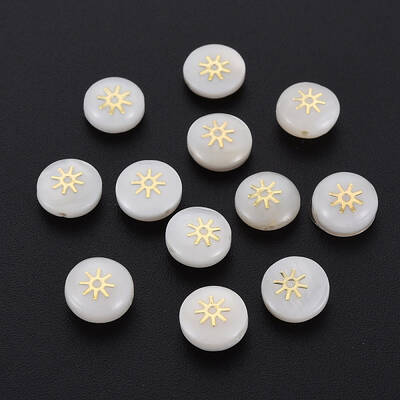 Natural Freshwater Shell Beads
