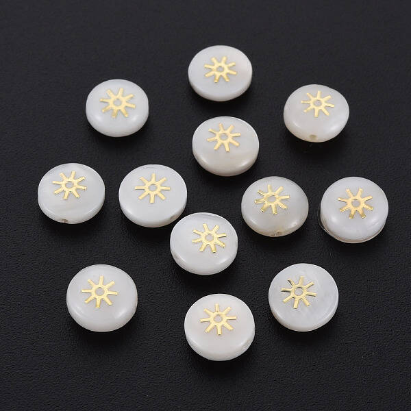 Natural Freshwater Shell Beads