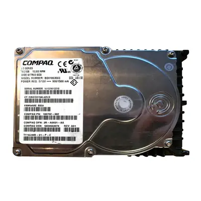 3R-A0931-AA HP 18.2GB Ultra-160 SCSI 10000 3.5-inch Hard Drive