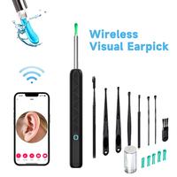 Wireless Visual Earpick，Earwax Remover Tool,8 counts Ear Kit,Rechargeable Ear Cleaner with 1080P Camera for iOS & Android,B...