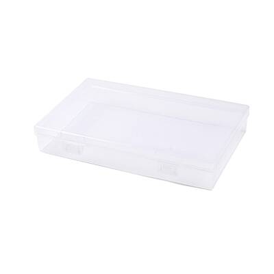 (Defective Closeout Sale: Scratched) Transparent Plastic Box