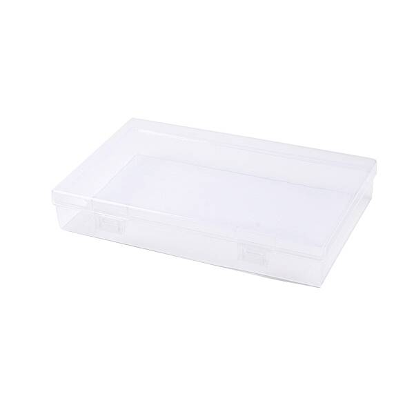 (Defective Closeout Sale: Scratched) Transparent Plastic Box