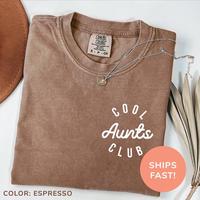 Comfort Colors Cool Aunts Club Shirt, Cool Aunts Shirt, Favorite Aunt Shirt, Unisex Classic Fit Short Sleeve Shirt