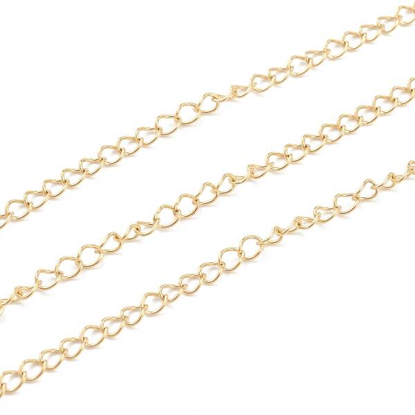 PVD Vacuum Plating 304 Stainless Steel Curb Chain