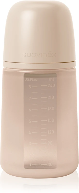 Suavinex Color Essence SX Pro medium flow bottle - Marshmallow Nude 240 ml