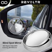 Car Blind Spot Mirror, 360 Degree Rotating Car Wide Mirror, Adhesive HD Mirror Rear View Mirror, Adjustable Angle Blind Spot ...