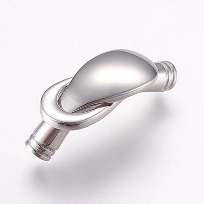 Tarnish Resistant 304 Stainless Steel Magnetic Clasps with Glue-in Ends
