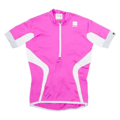 SPORTFUL Cycling Womens Jersey Pink 1/2 Zip S