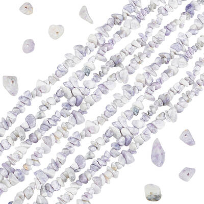2 Strands Natural Purple Turquoise Beads Strands